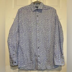 MADE Cam Newton Modern Fit Paisley Sz Small Pastel Button Up Shirt 100% Cotton